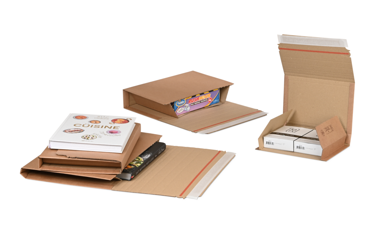 Emballage pour livres /  emballage enveloppant MECAWELL® STRONG