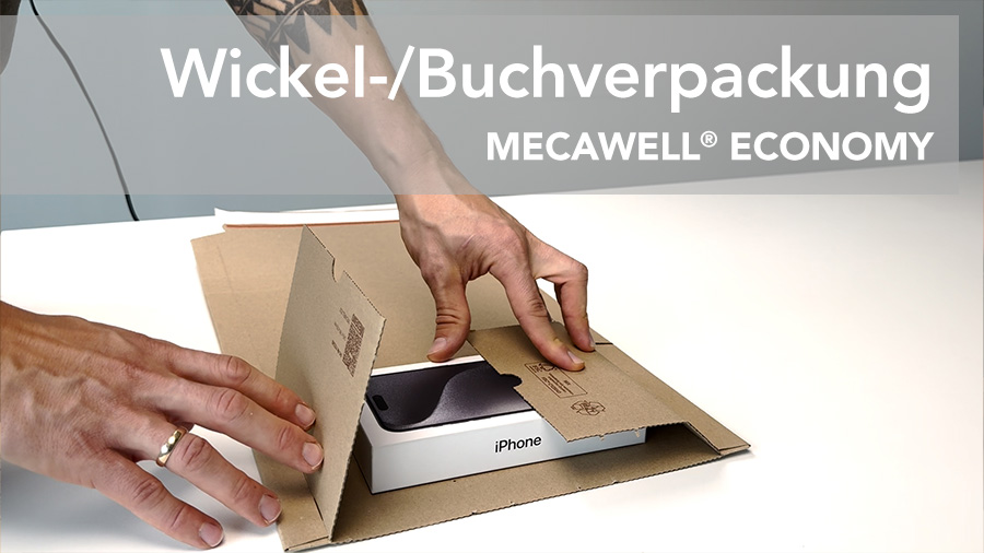 Emballage pour livres / emballage enveloppant MECAWELL® ECONOMY