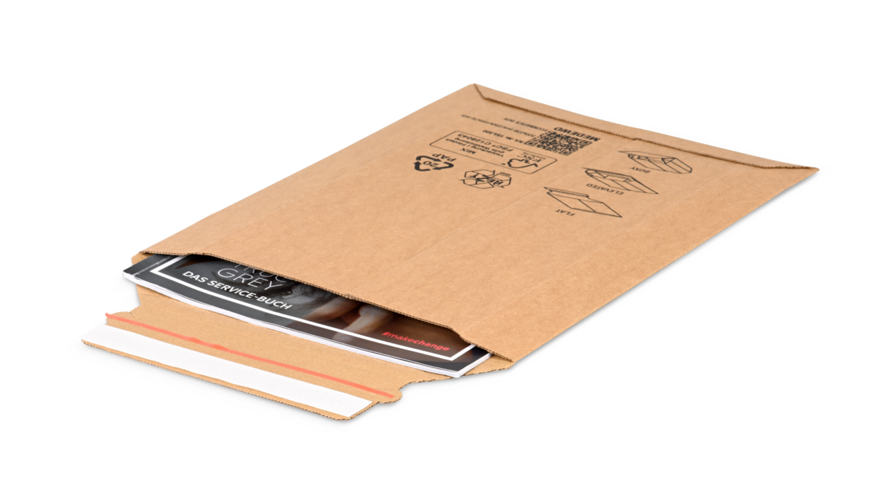 à plat, la pochette d'expédition convient pour les documents, les actes et plus encore