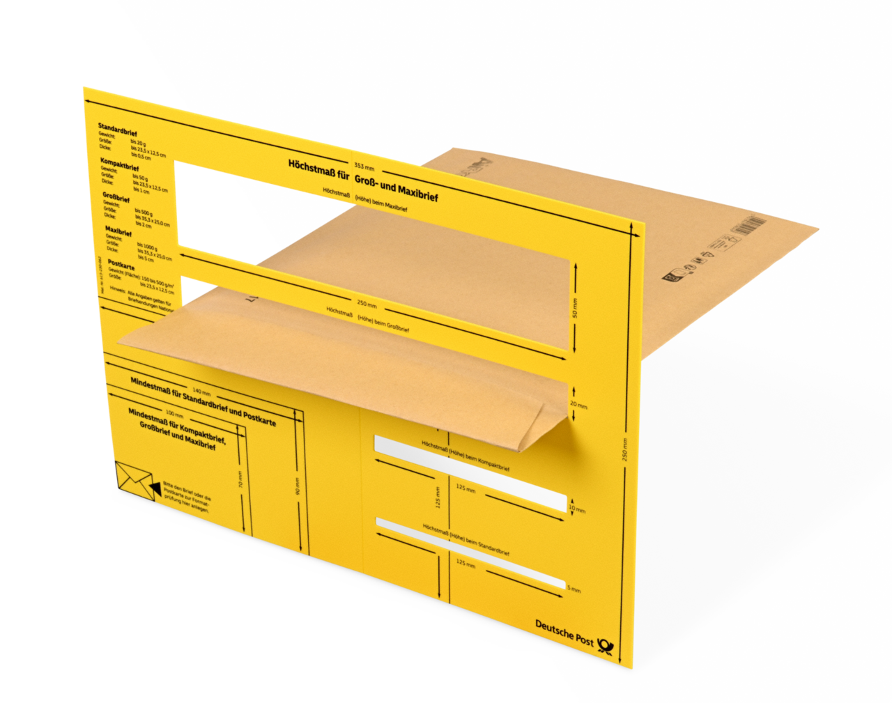 envoyer des marchandises à moindre coût grâce à des formats optimisés pour le courrier postal 