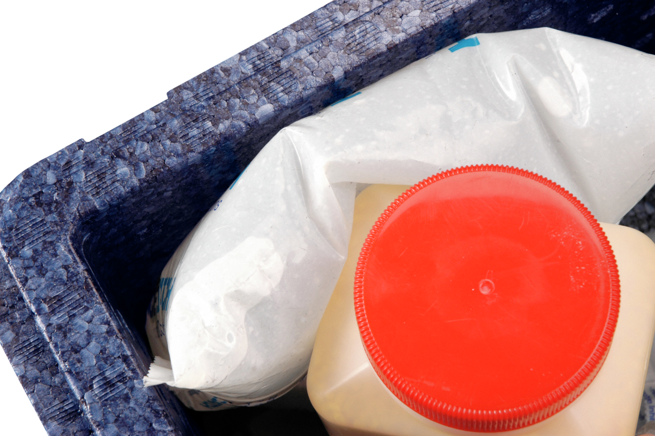 le sachet reste souple et s'adapte parfaitement (en cas de réfrigération jusqu’à 0°C)