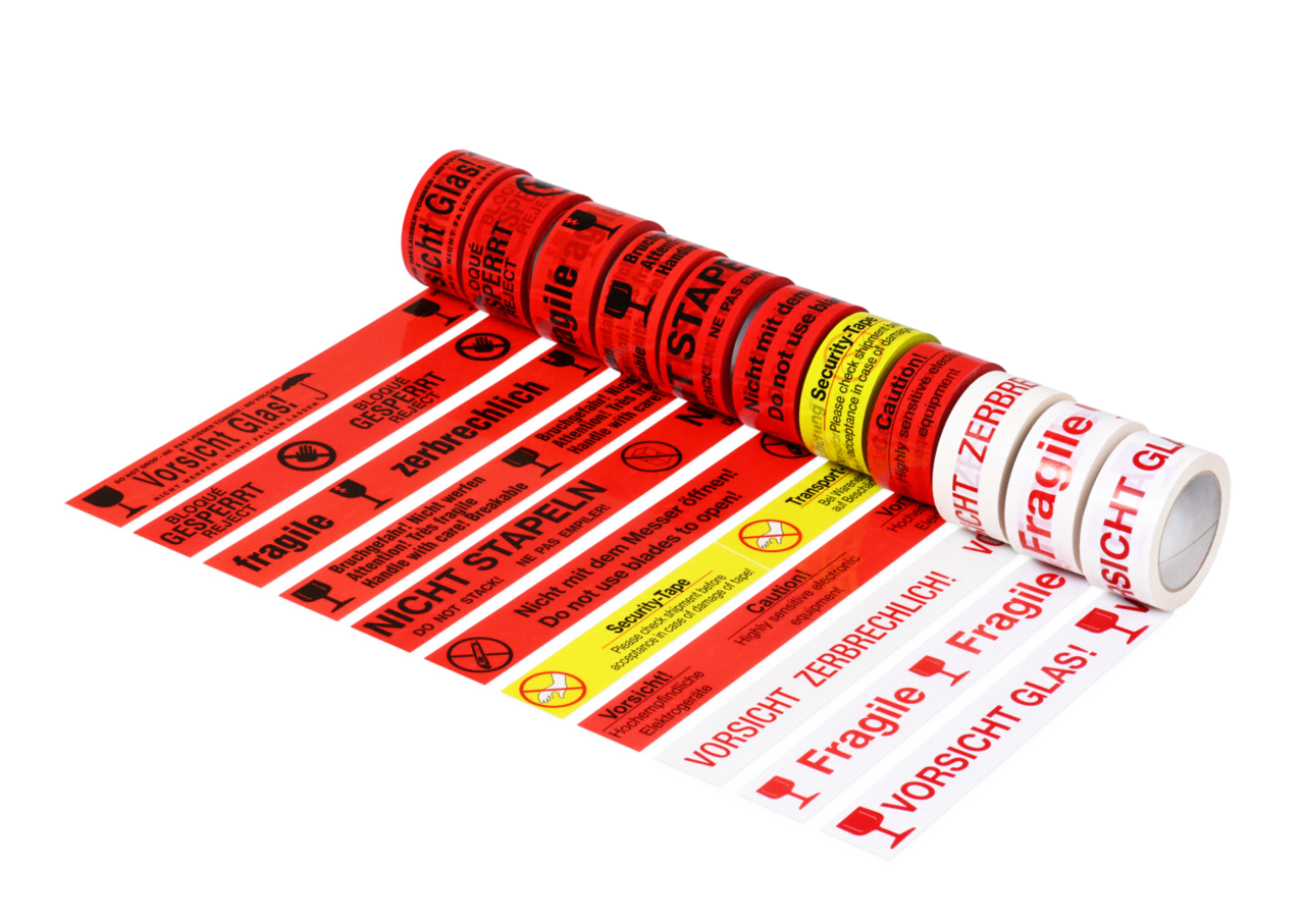 Ruban d'avertissement autocollant