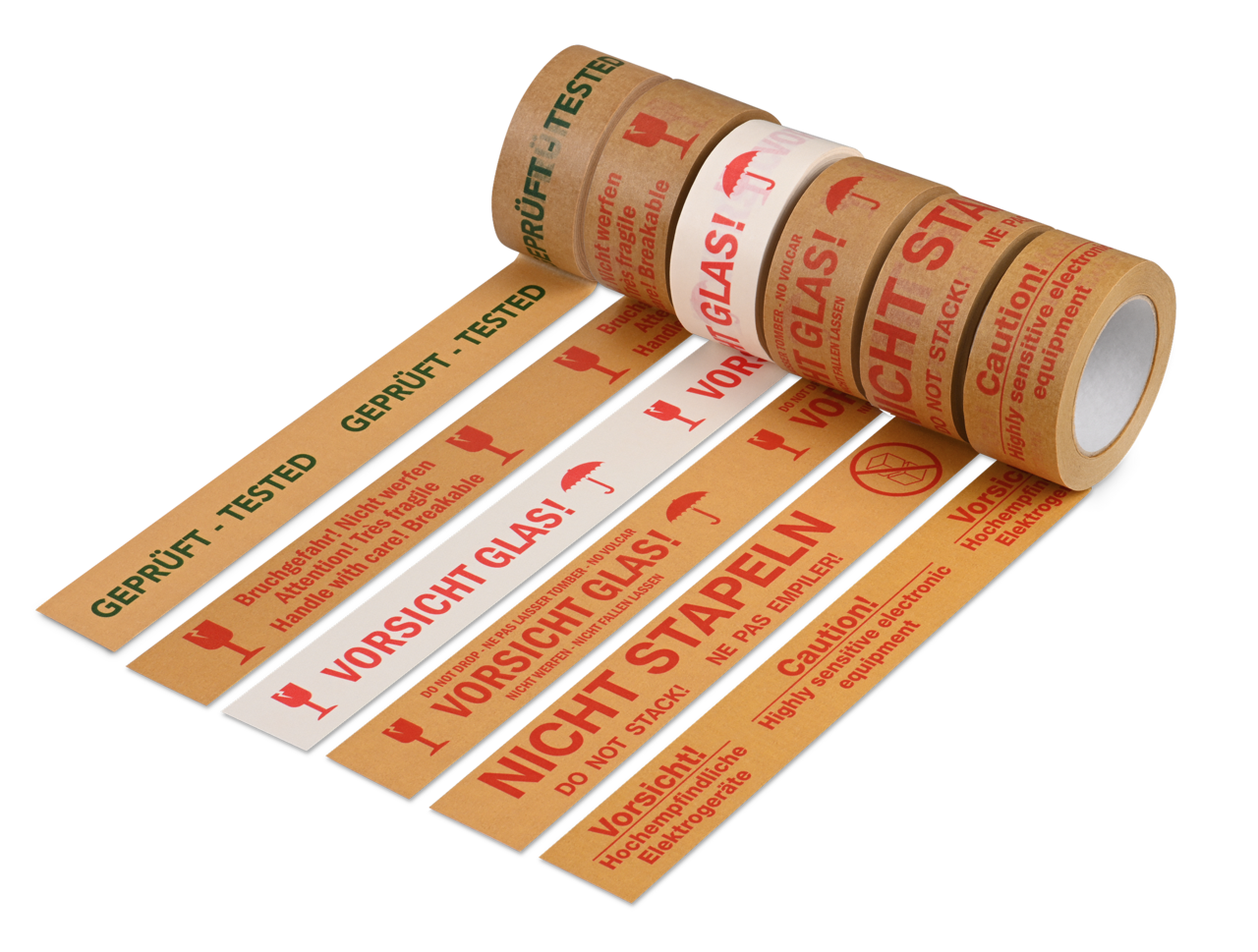 Ruban d'avertissement autocollant en papier