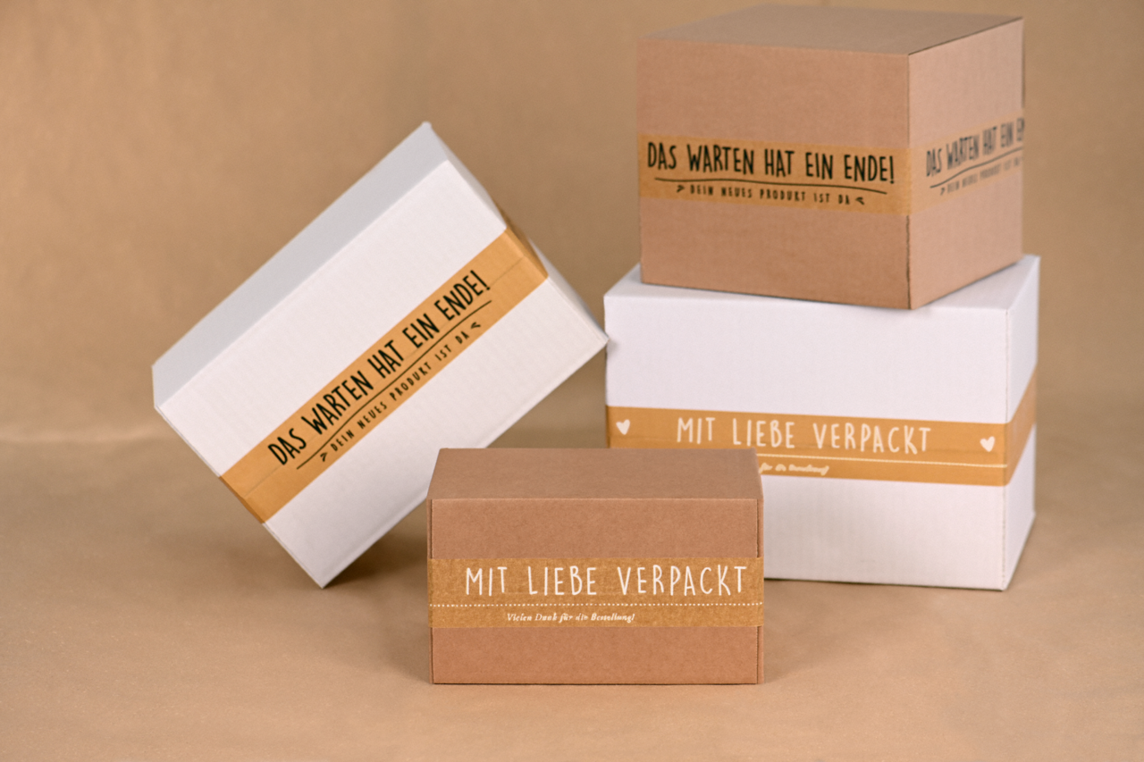 Ruban papier kraft adhésif avec impression