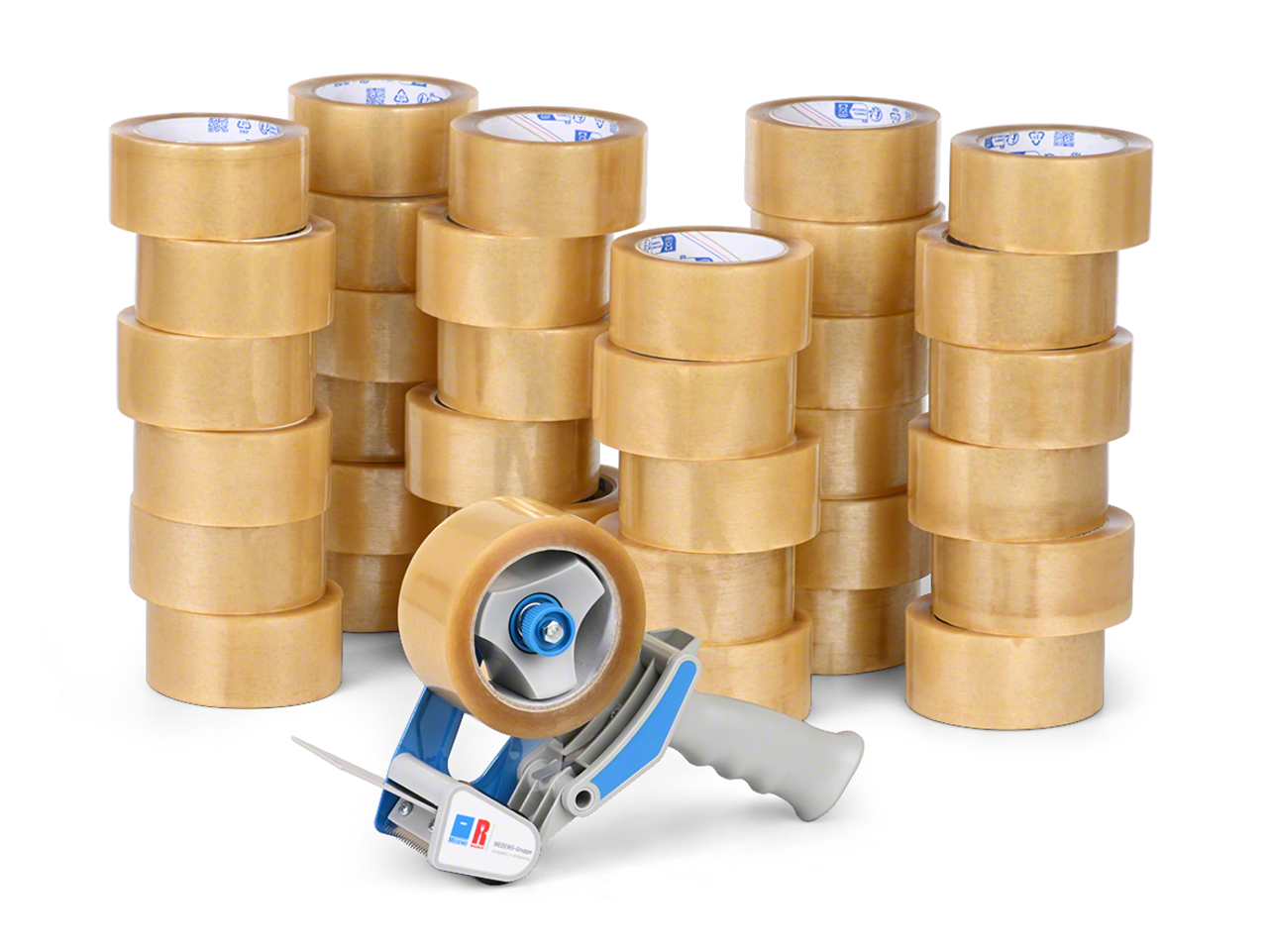 pour cartons moyens à lourds - rouleaux en transparent ...