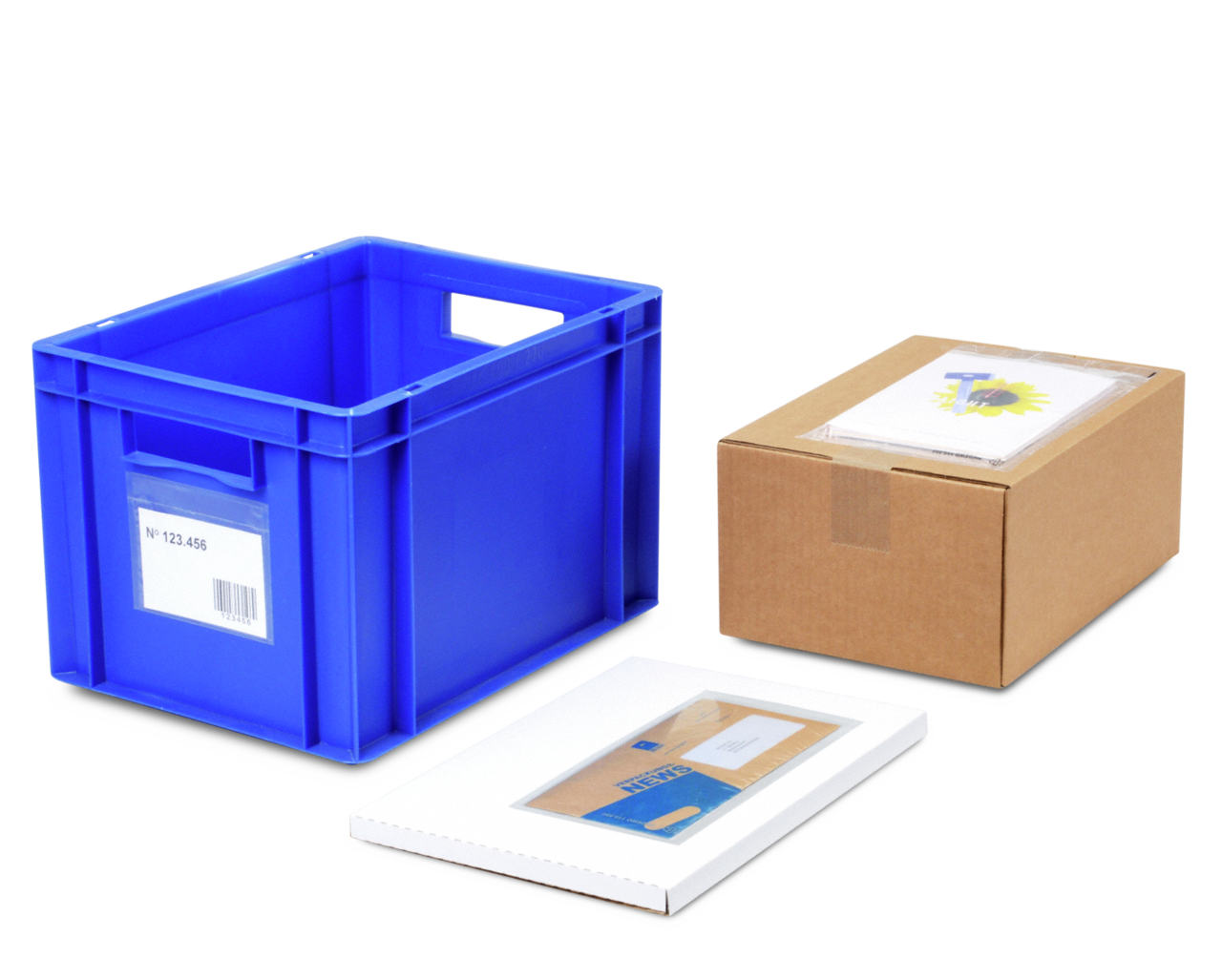 MECOUVERT® Pochette adhésive porte-documents formats divers RECYCLE