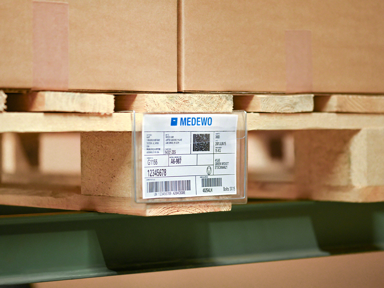 idéal pour l'étiquetage dans l'entrepôt et dans le processus logistique