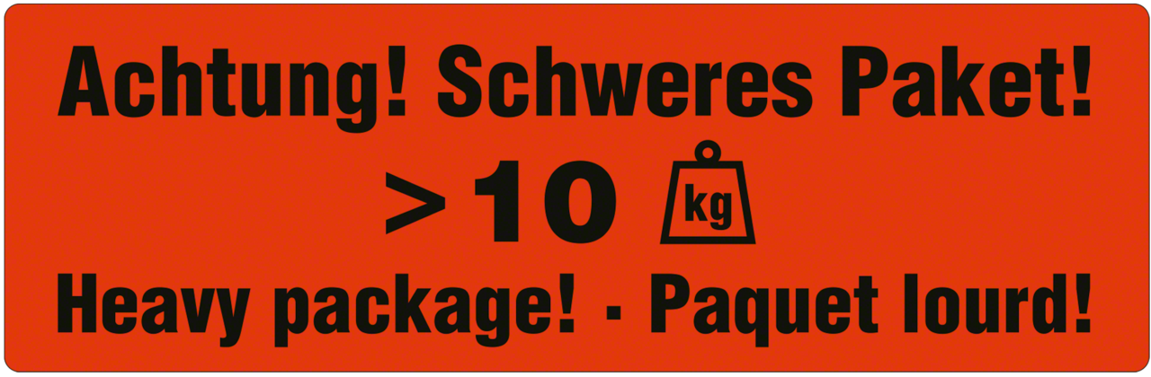 Etiquette de signalisation autocollante