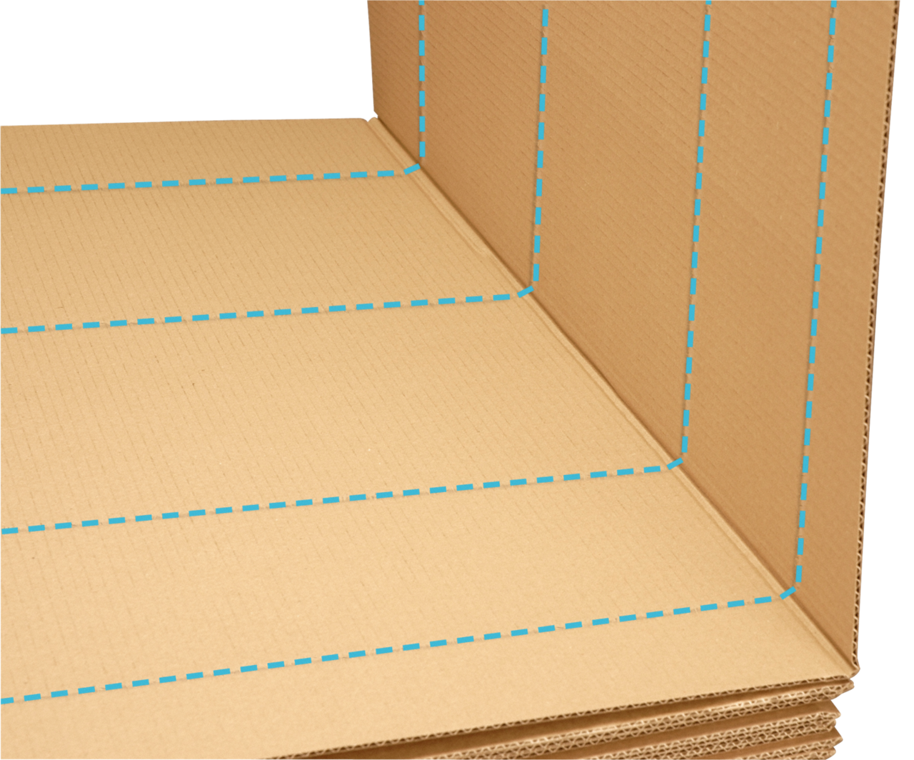 Nous vous livrons aussi votre carton ondulé sans fin rainuré selon vos instructions individuelles. Appelez-nous !