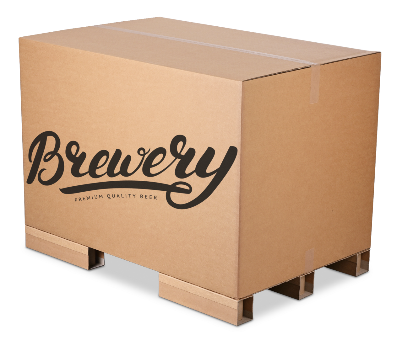 En un rien de temps, vous pouvez transformer chaque carton extérieur et chaque boîte en carton ondulé en un emballage palettisable et transportable.