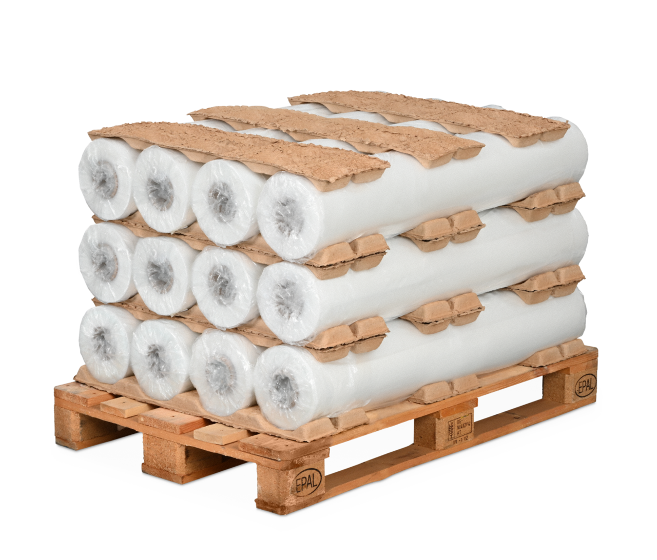 Intercalaire pour palettes pour produits des rouleaux
