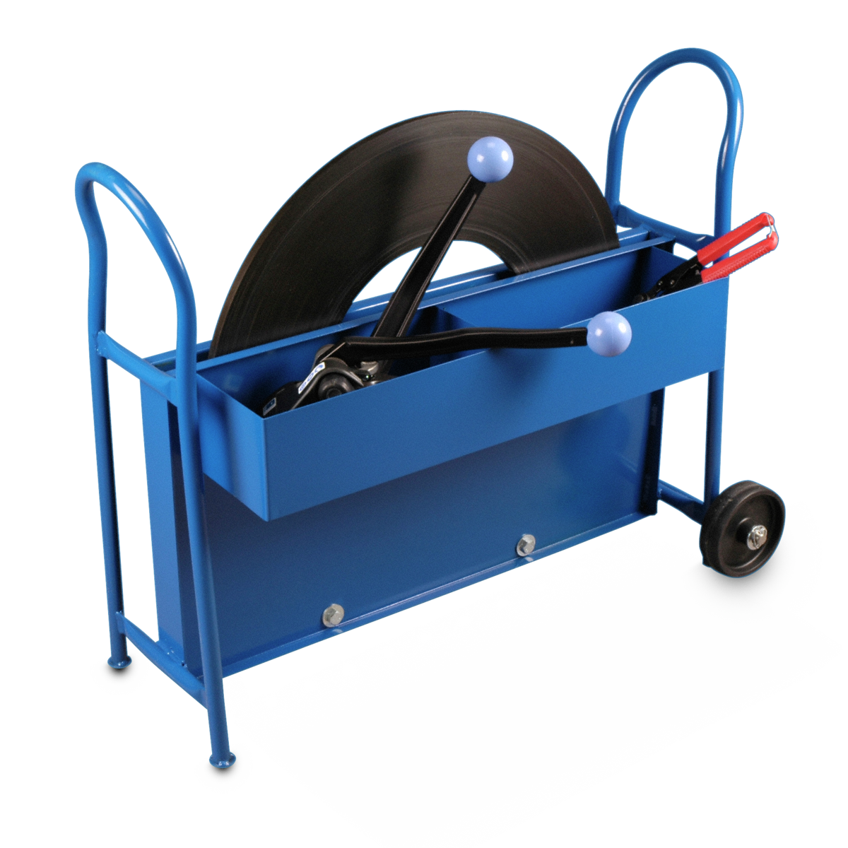 Chariot de déroulage pour feuillard de cerclage en acier