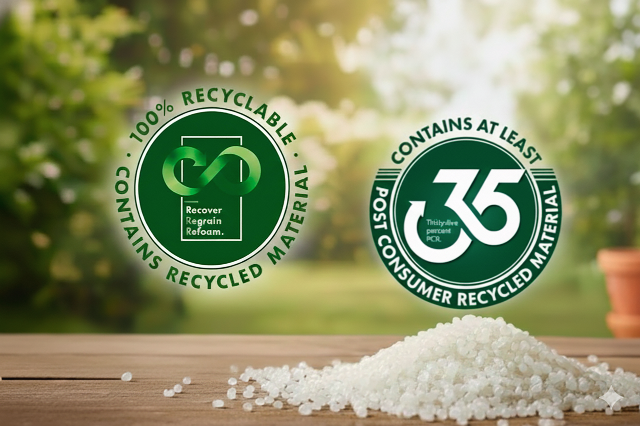 Le matériau mono-matière peut être entièrement recyclé.