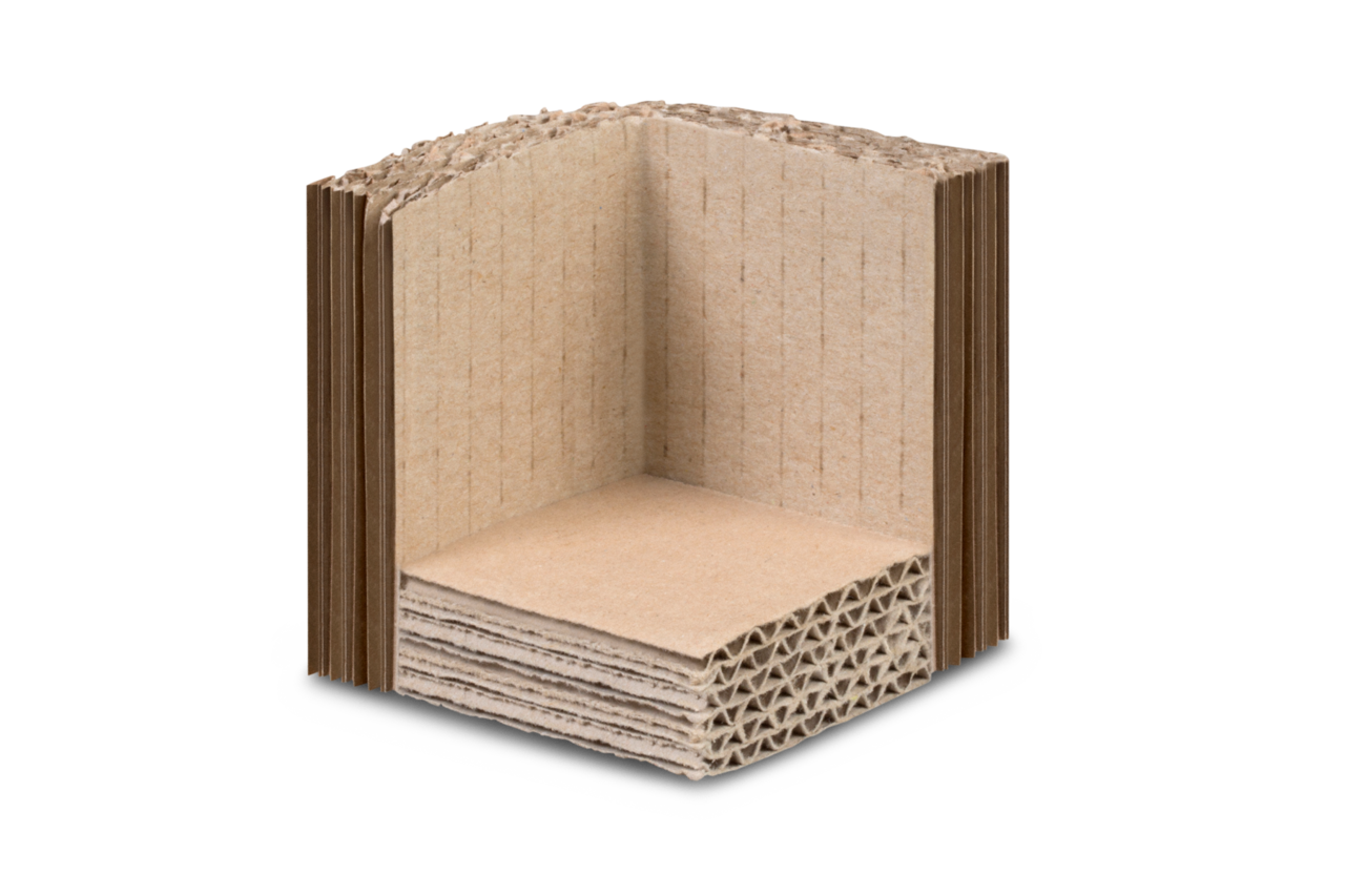 Protège-angles en carton ondulé