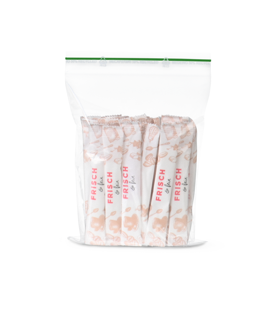 Sachet à fermeture à pression MECAFERM® RECYCLE 50 μm neutre 