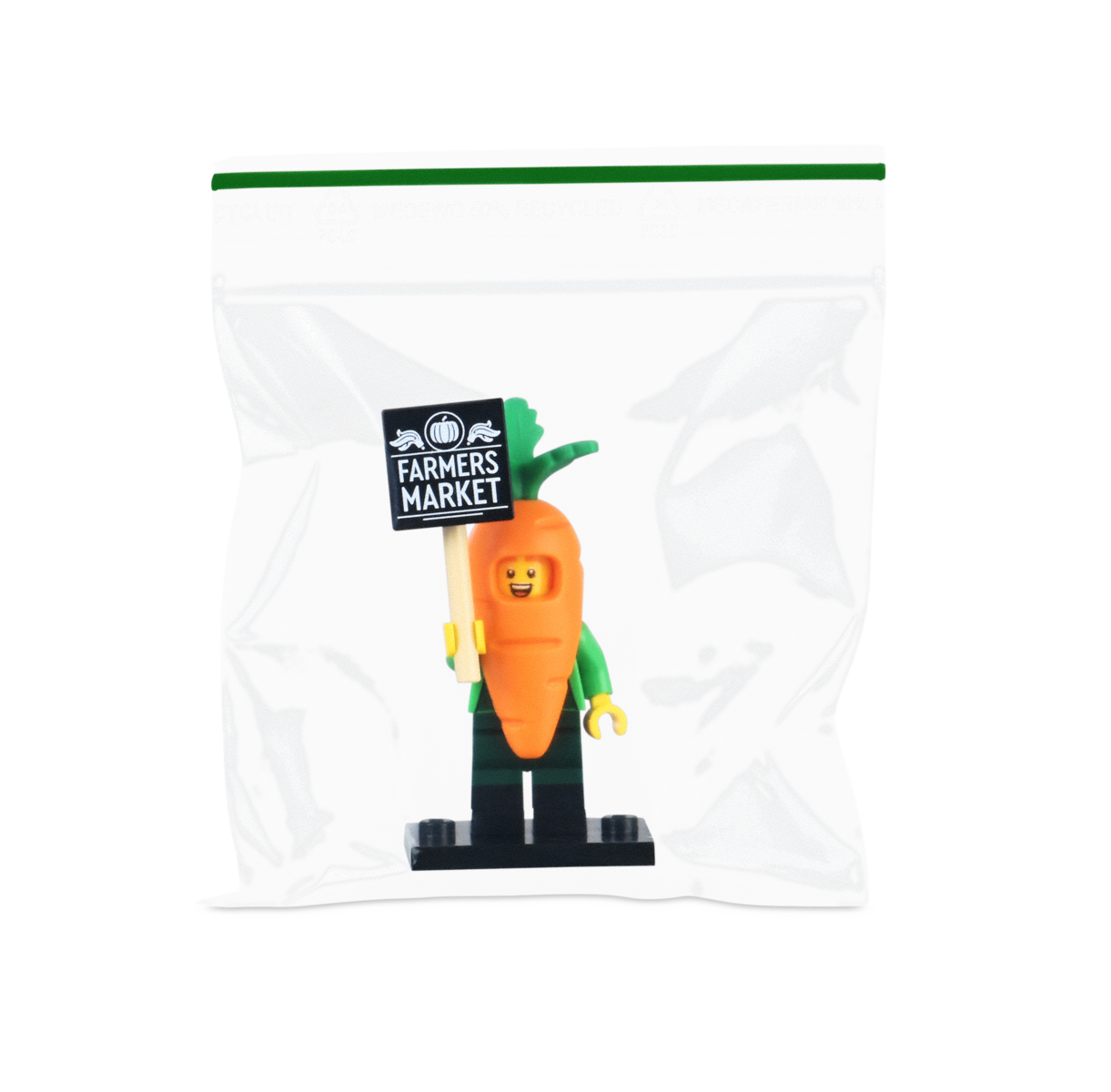 Sachet à fermeture à pression MECAFERM® RECYCLE 75 μm neutre 