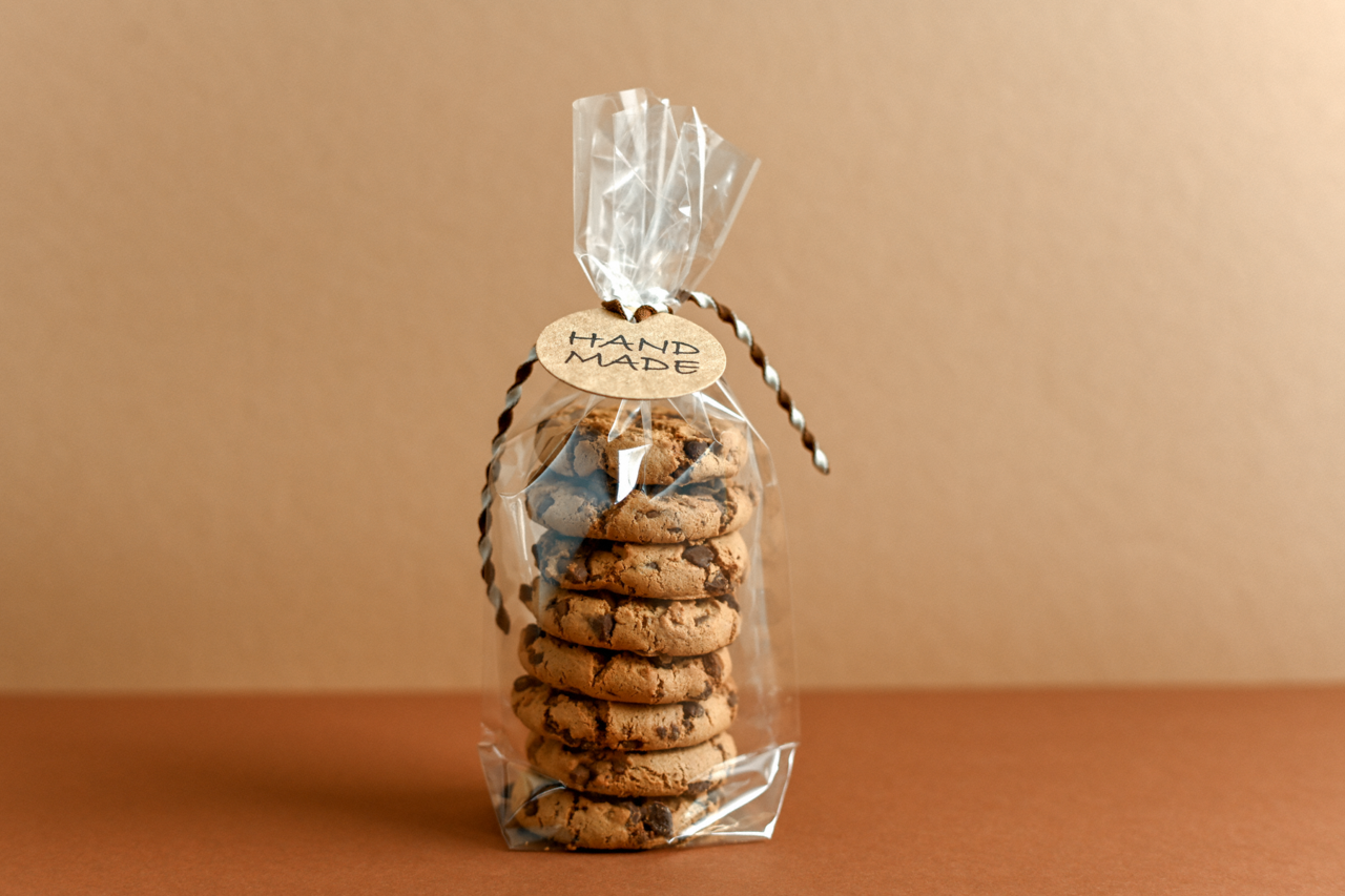 Sachet à fond croisé en OPP