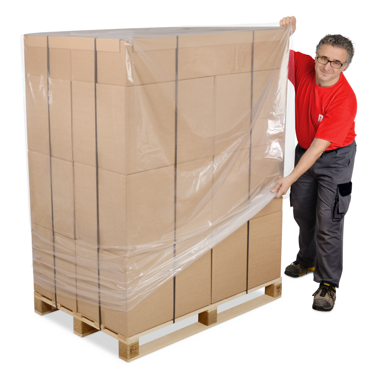 Housse de protection pour palettes
