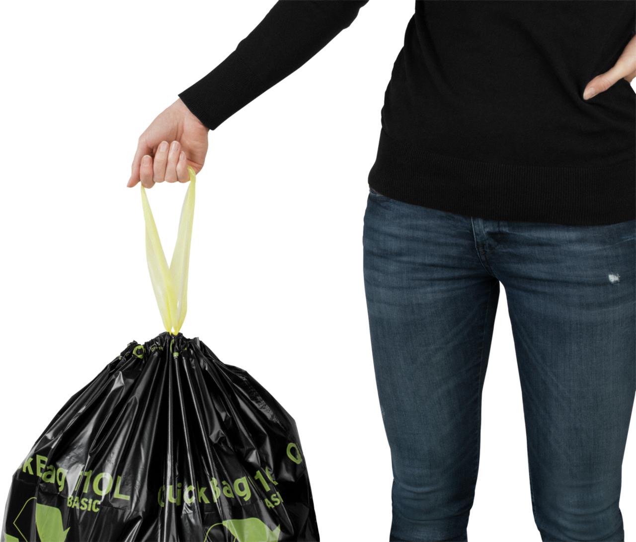 Avec liens coulissants – pratiques pour fermer et pour transporter