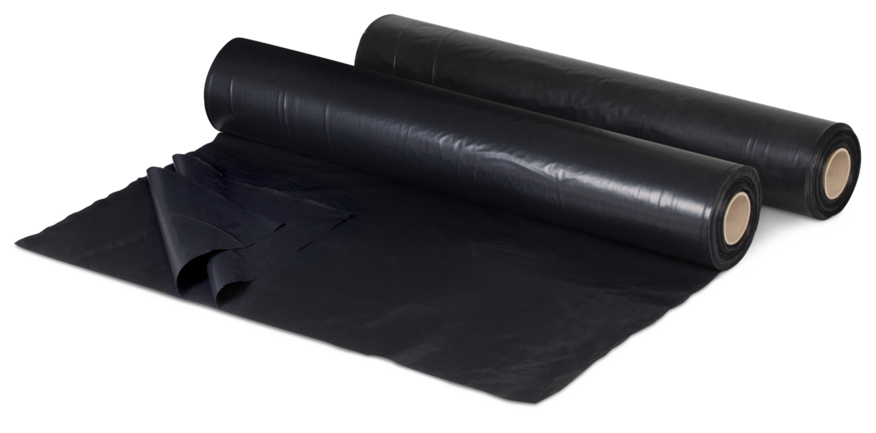 Film plat noire en LDPE RECYCLE