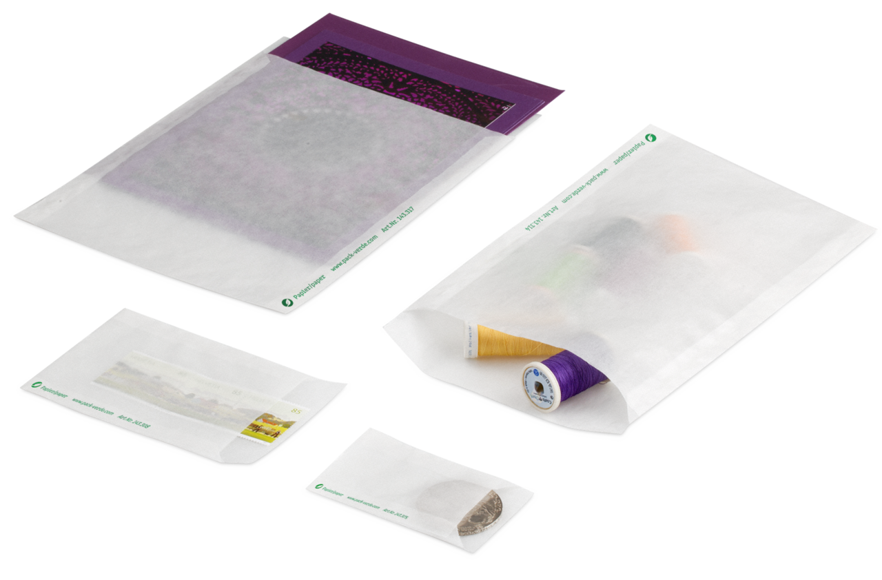 Sachet plat en papier cristal