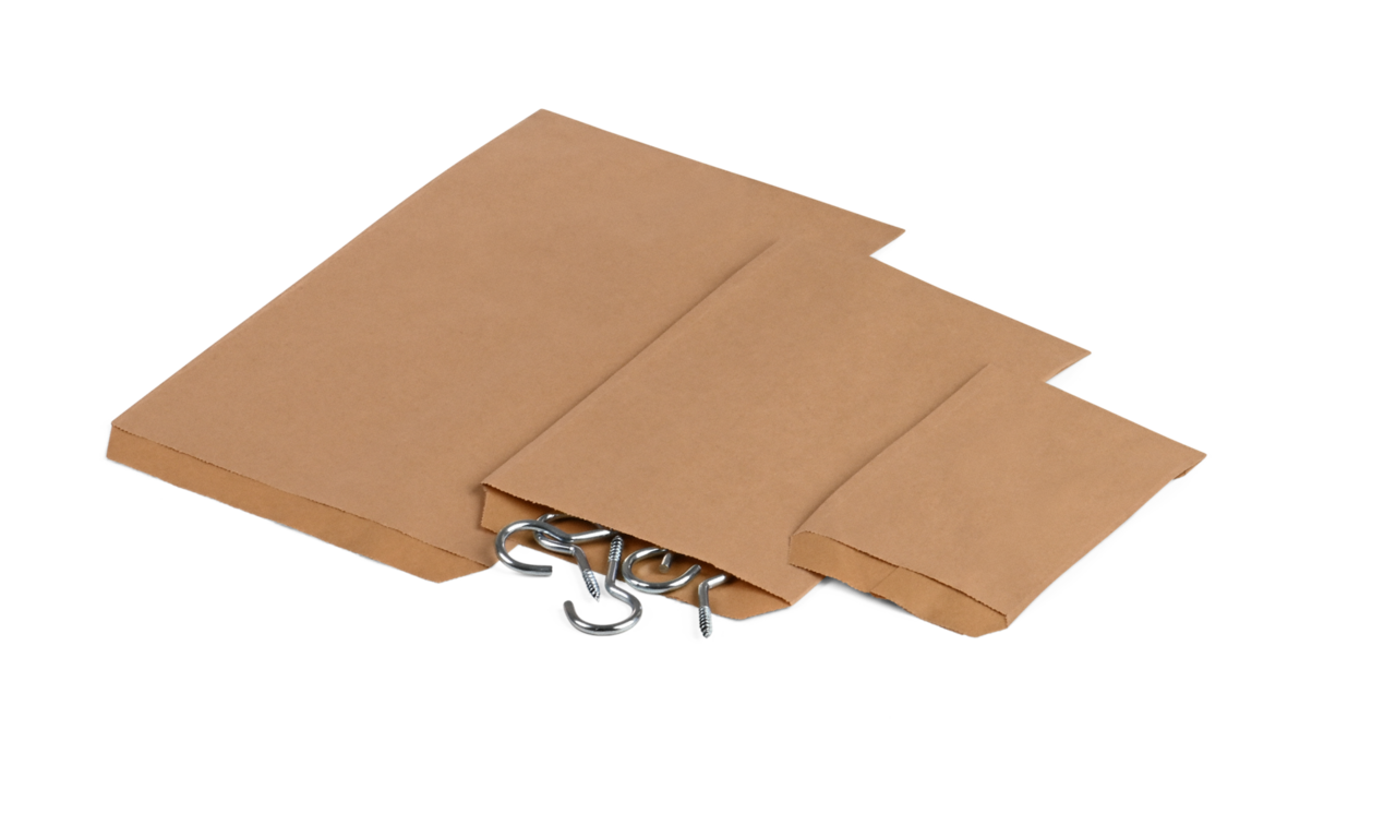 Sachet plat en papier kraft 