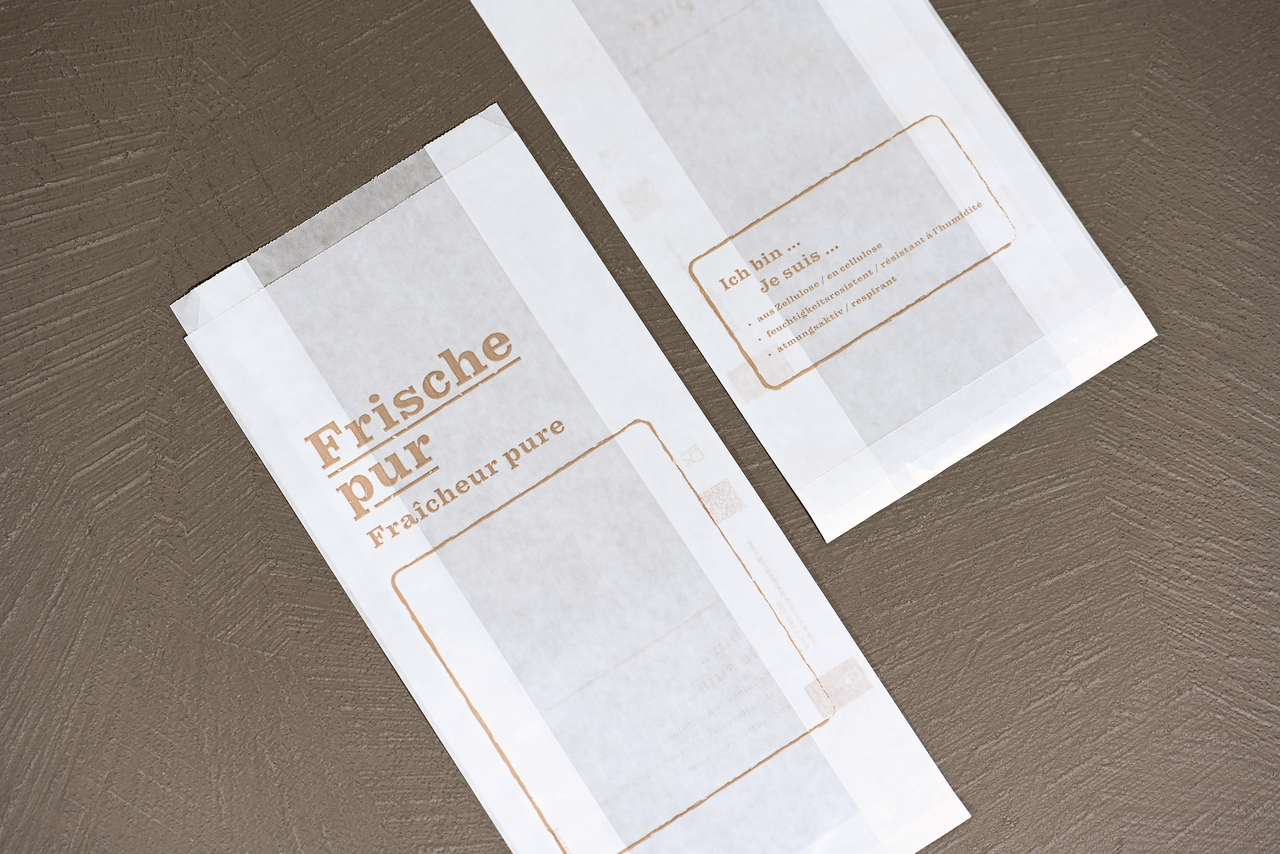 Sachet pliable en papier « Fraîcheur pure »