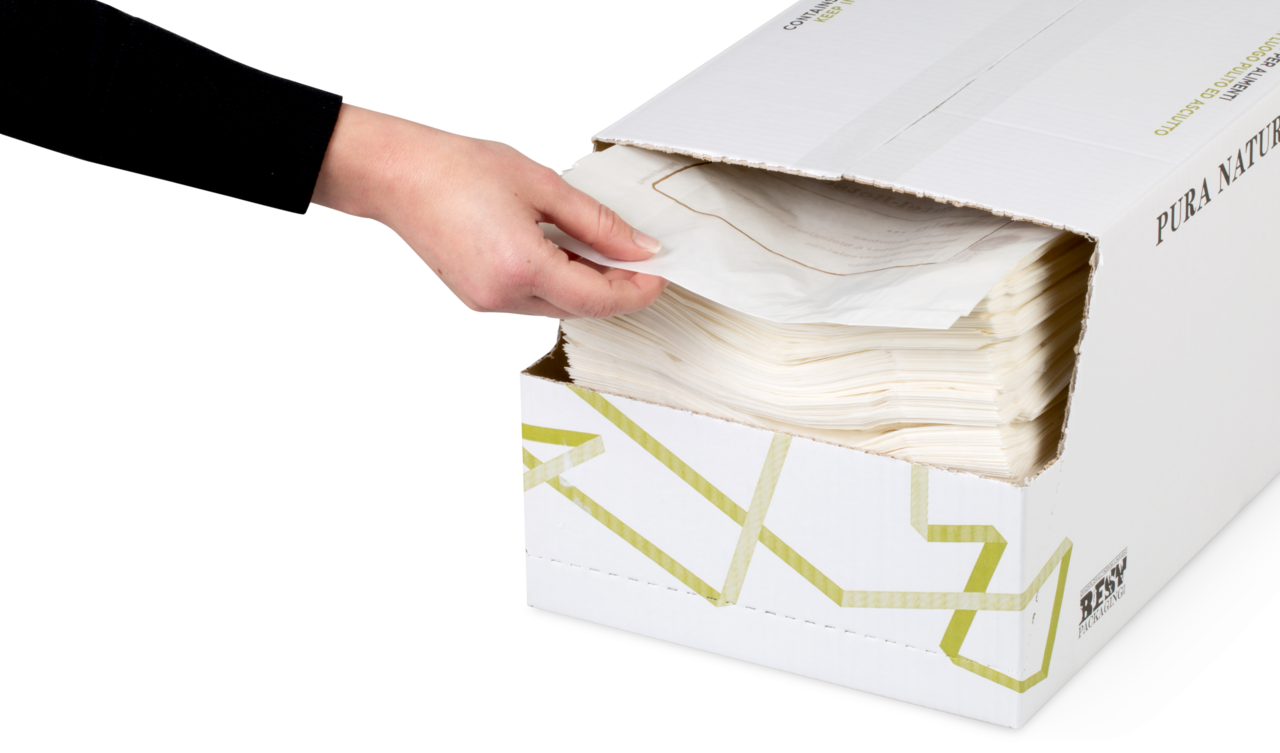 Sachet pliable en papier « Fraîcheur pure »