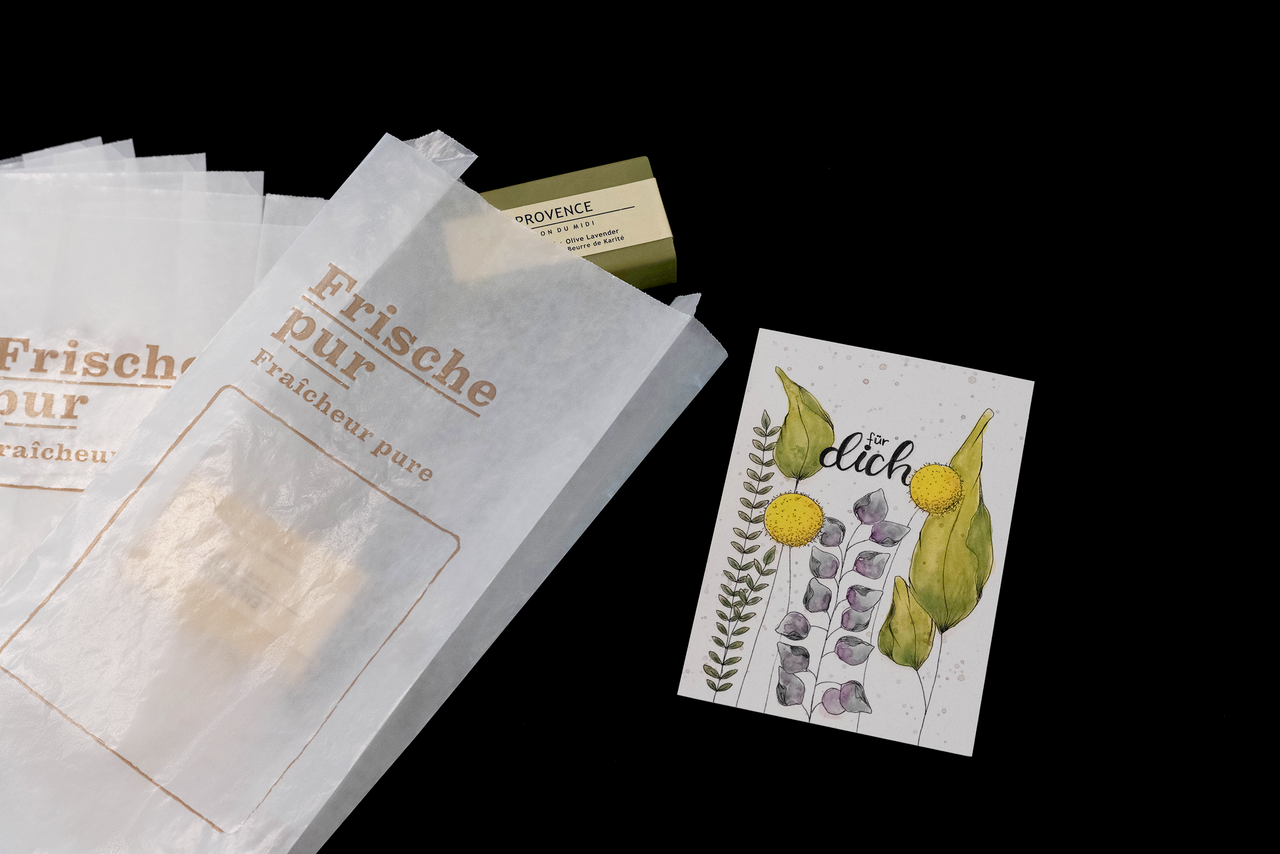 Sachet pliable en papier « Fraîcheur pure »