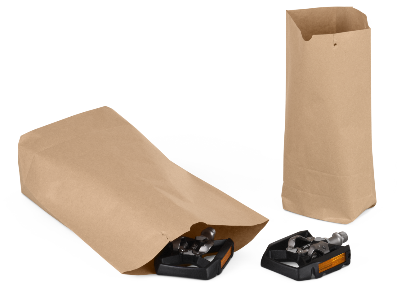 Sac à fond croisé brun