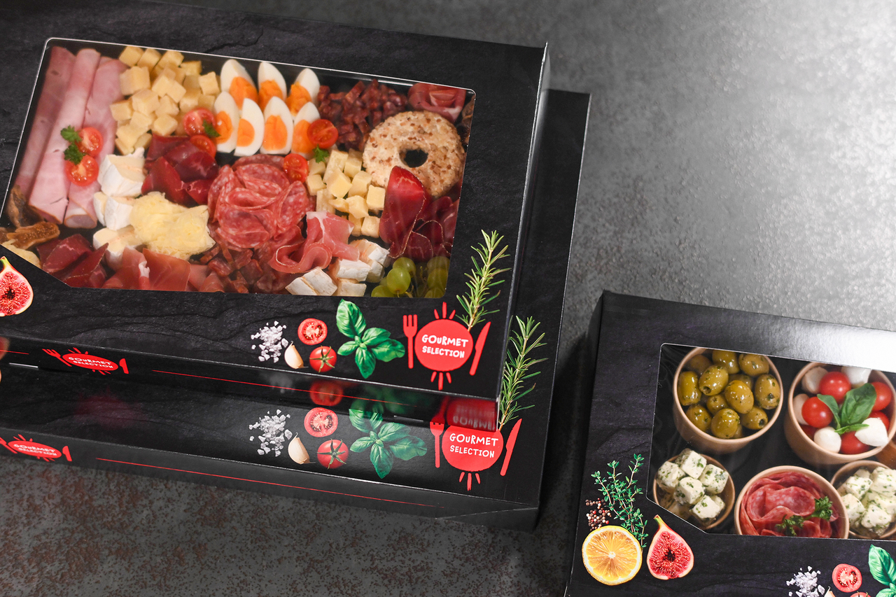 Boîte traiteur avec fenêtre GOURMET