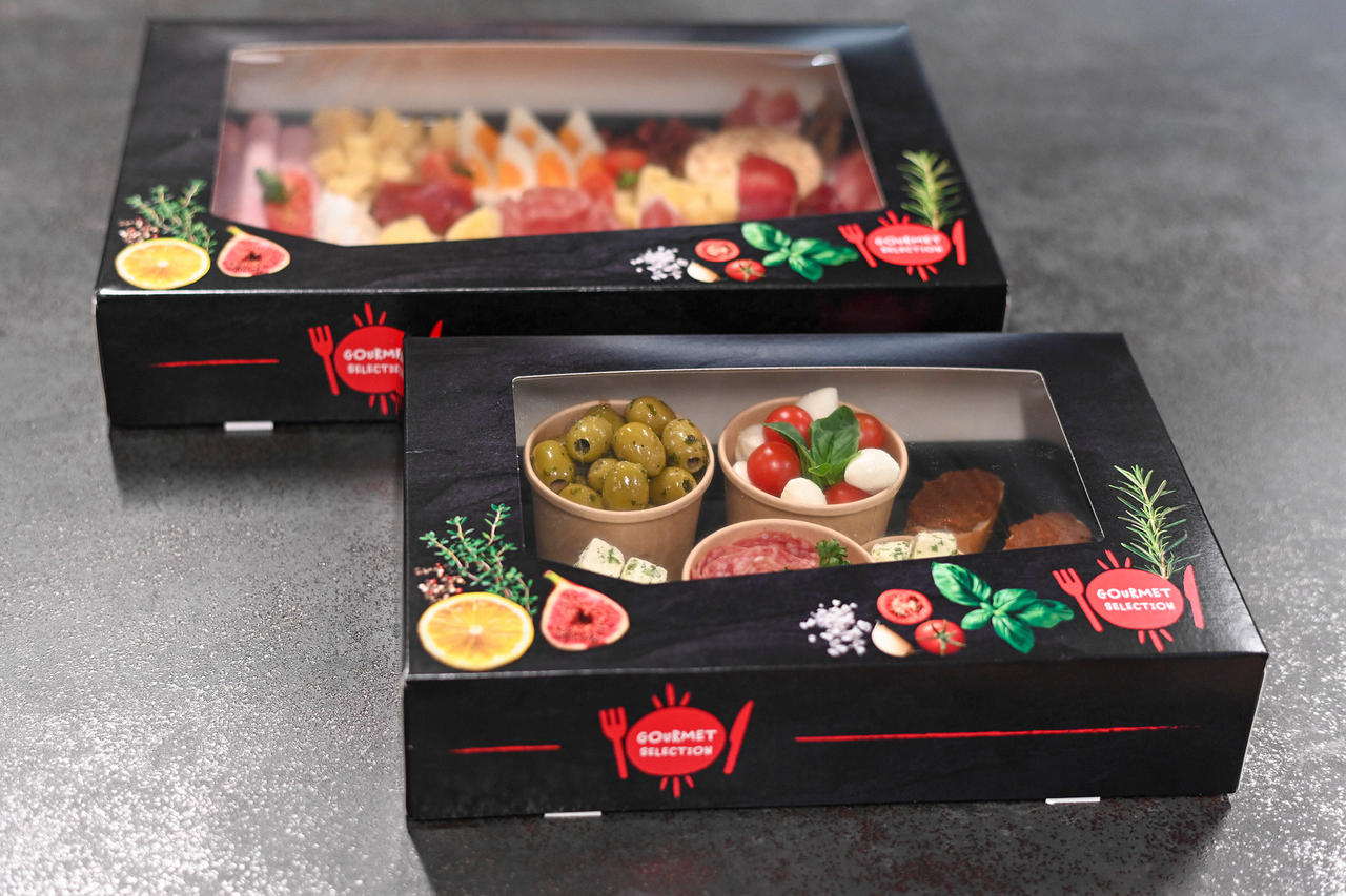 Boîte traiteur avec fenêtre GOURMET