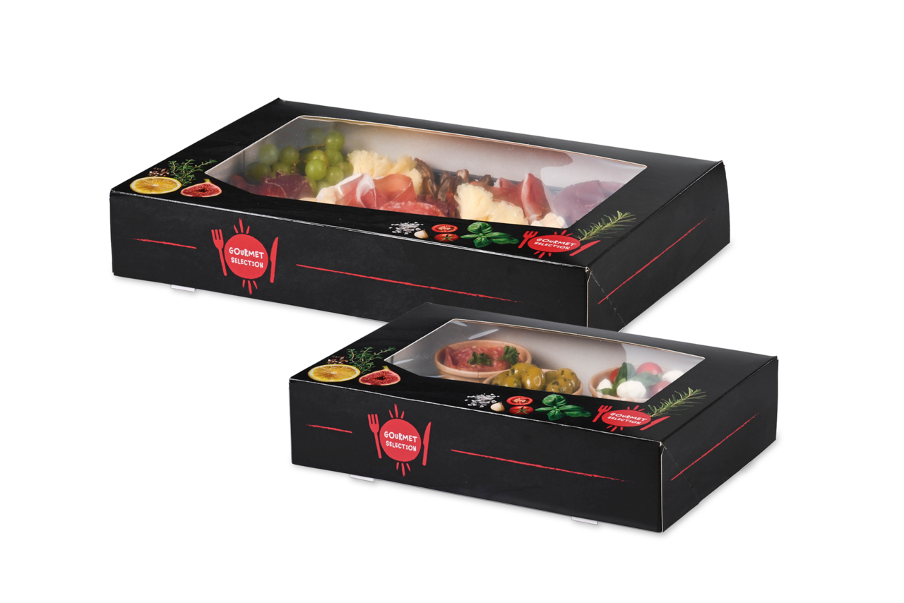 Boîte traiteur avec fenêtre GOURMET