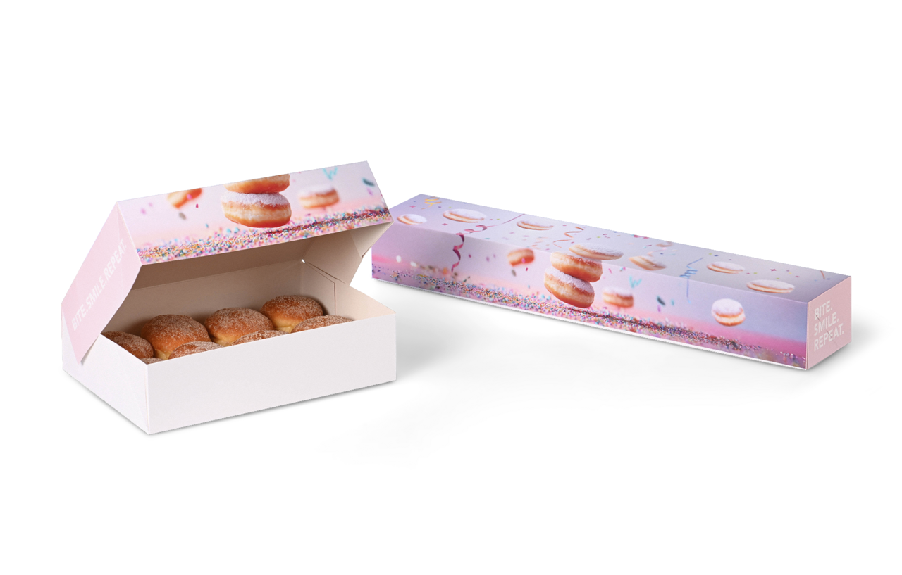 Carton à beignets «Berlinetti»