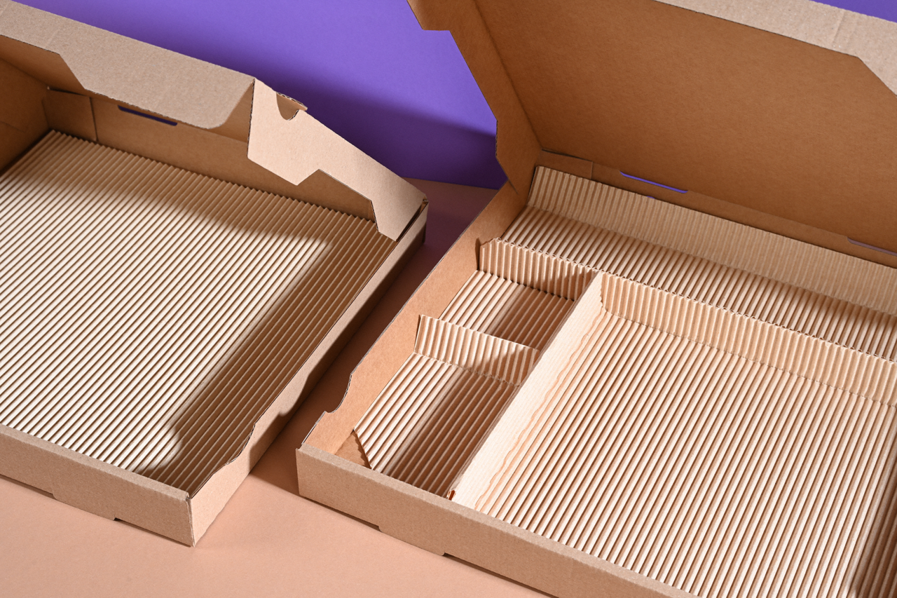 Insert en carton ondulé pour pizza