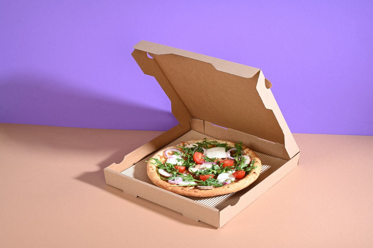 Insert en carton ondulé pour pizza
