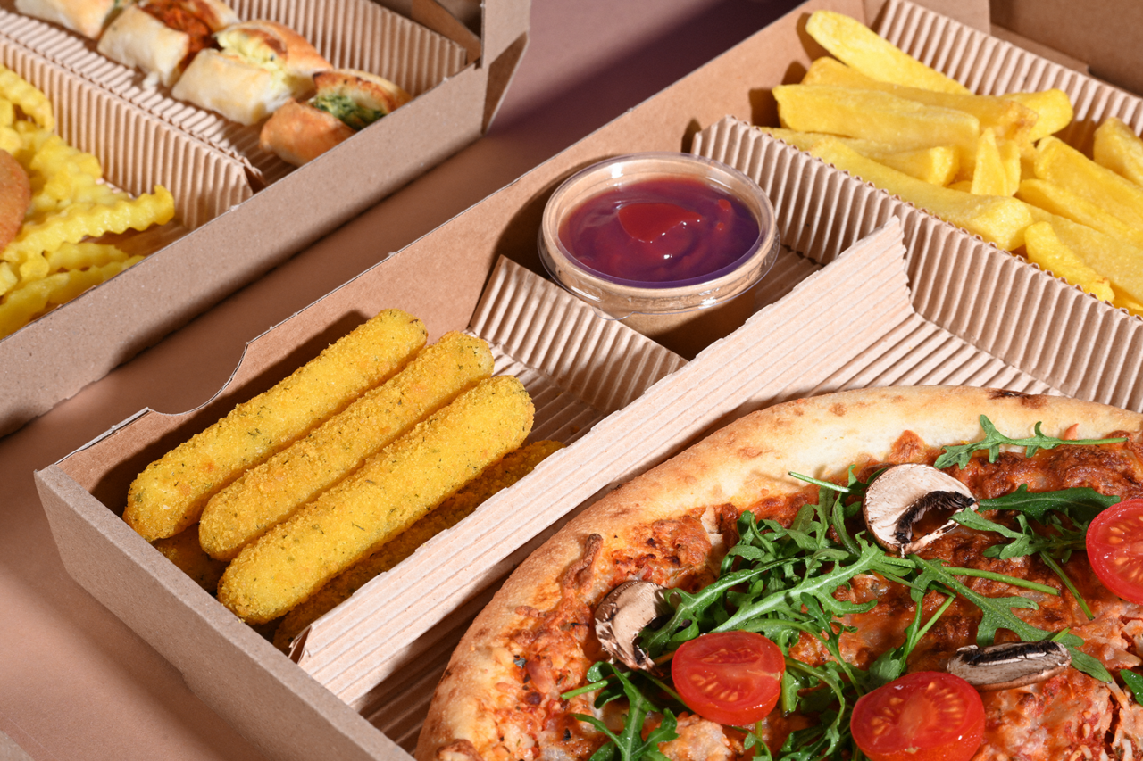 Insert en carton ondulé pour pizza