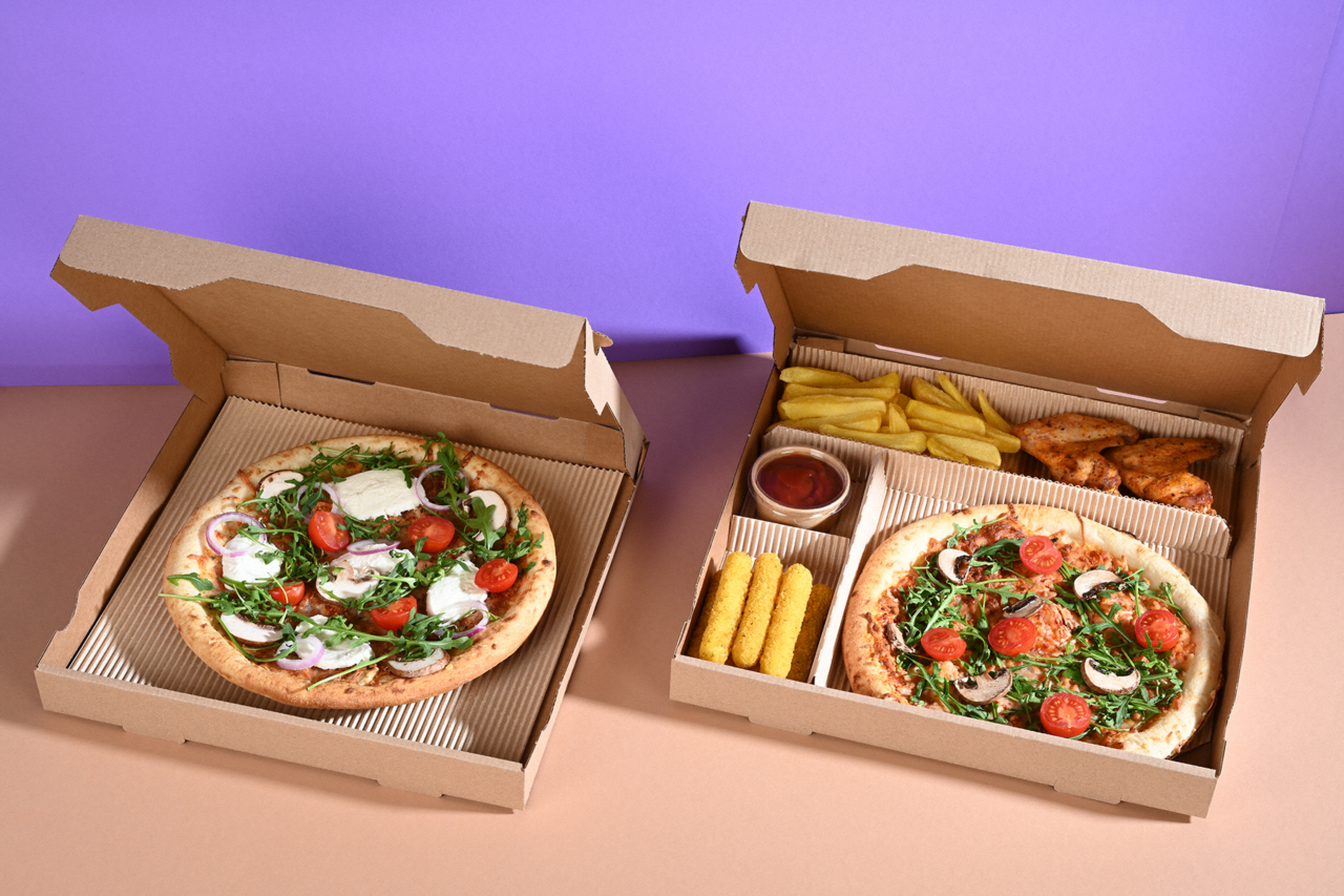 Insert en carton ondulé pour pizza