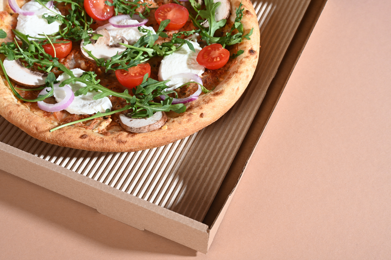 Insert en carton ondulé pour pizza