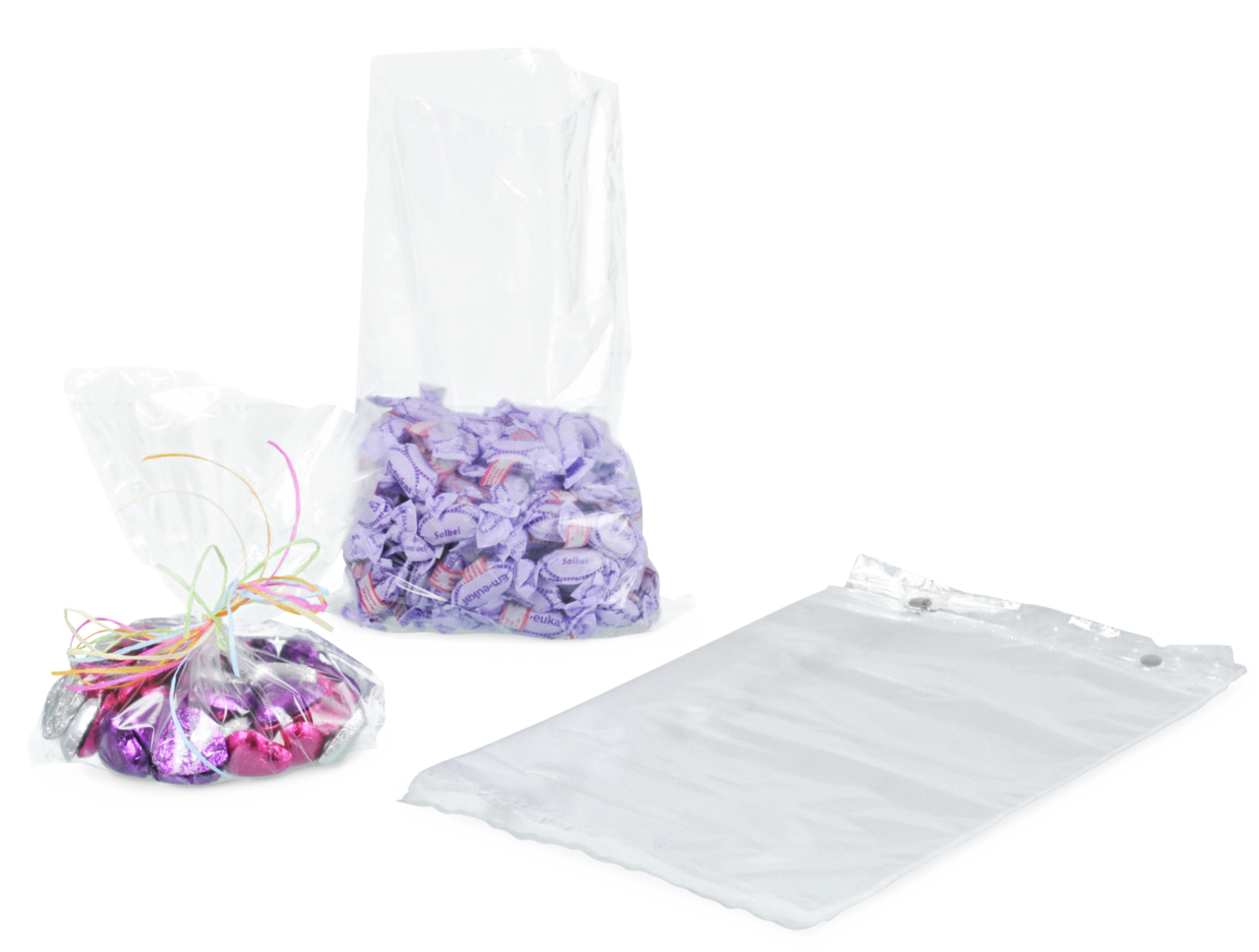 Sachet plat en LDPE, liassé