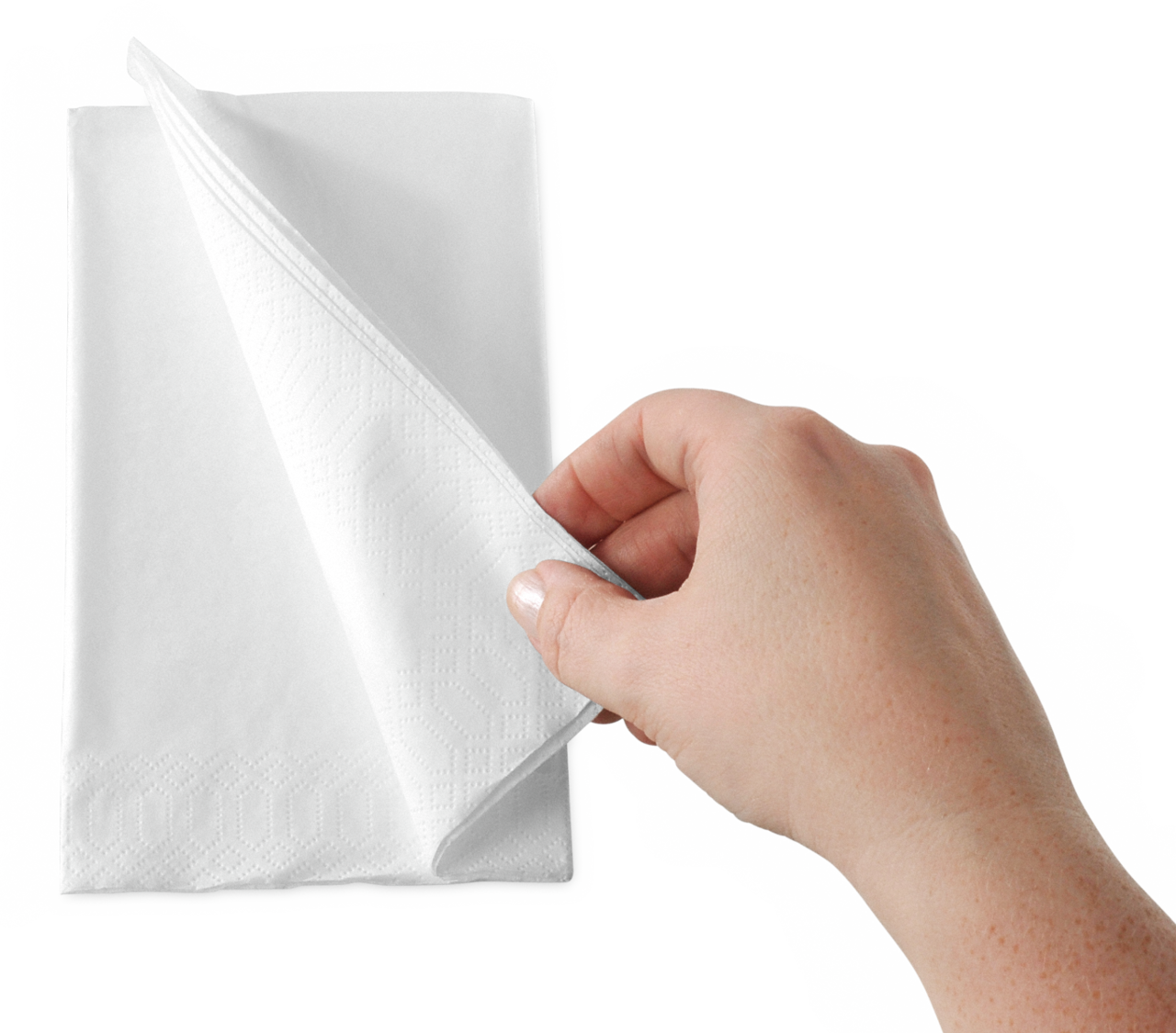 serviette de table pli 1⁄8 – idéale pour le libre service et pour poser sur la table