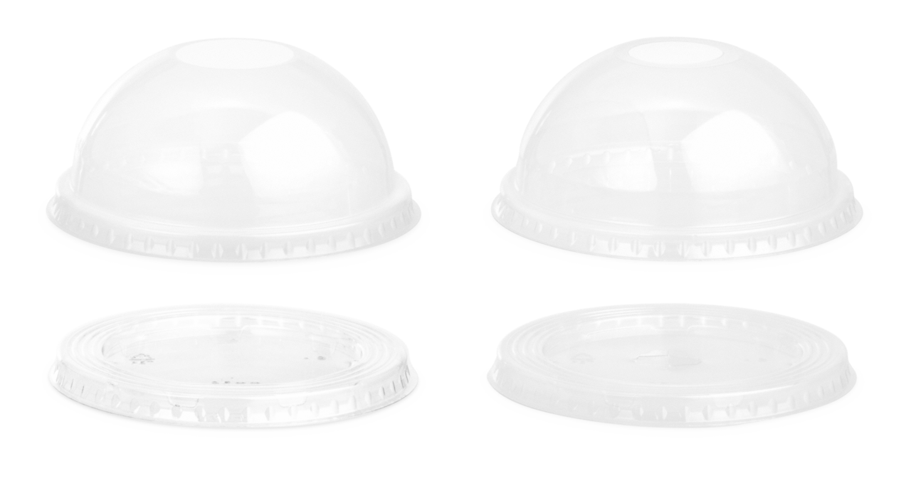 Couvercle en rPET pour Clear Cups en rPET 