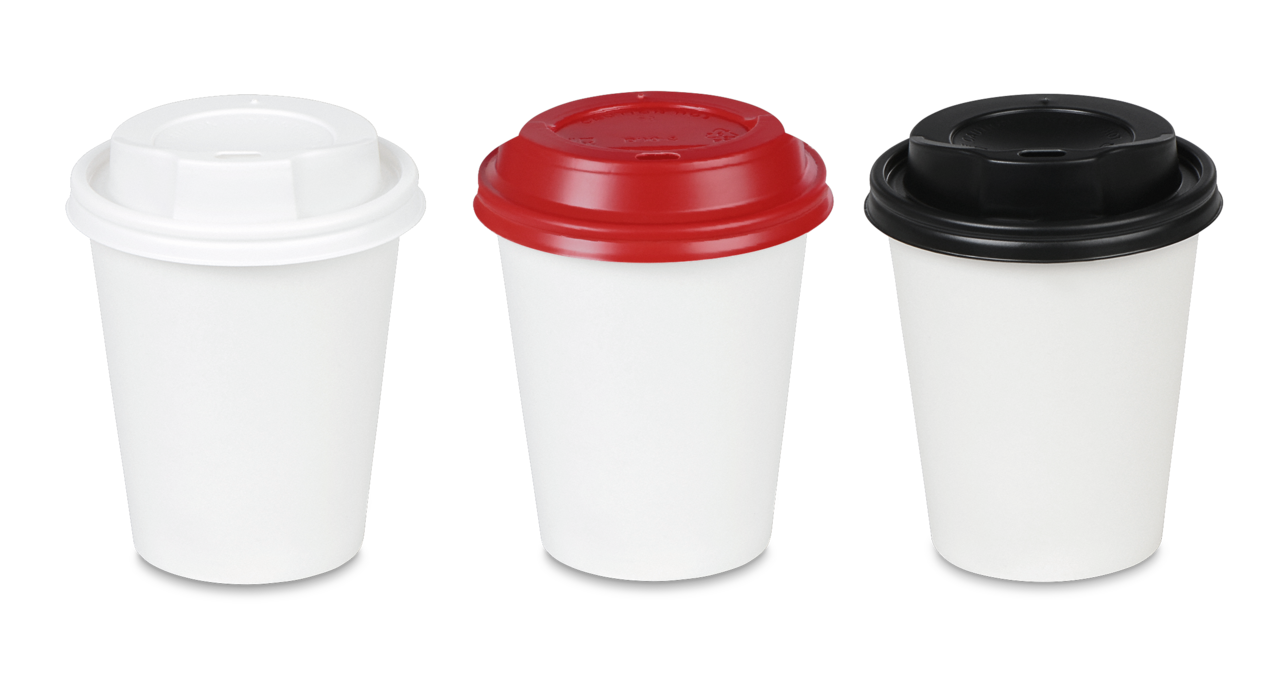 Couvercle pour gobelet à café to go en PS