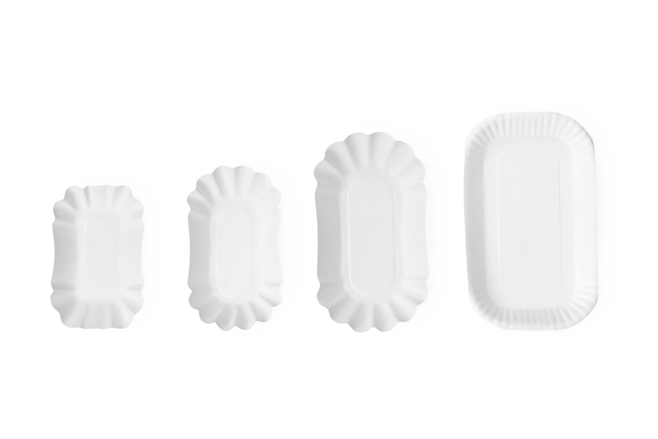 une barquette adaptée à chaque plat – disponible en 4 tailles courantes