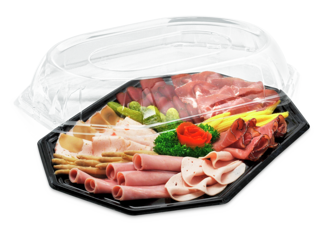 Le couvercle en dôme pratique permet de transporter les aliments en toute sécurité et de préserver leur fraîcheur.