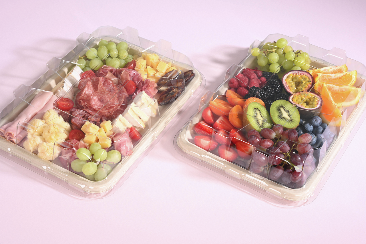 Plateau de service en bagasse