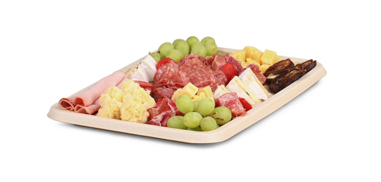 Plateau de service en bagasse