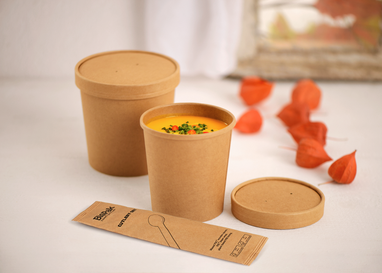également disponible en emballage hygiénique, en fonction du modèle – parfait pour les plats à emporter