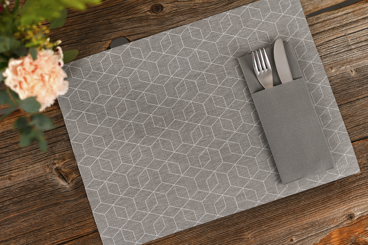 se combine idéalement - avec les sets de table bio Dunicel® assortis, vous créez en un tour de main une ambiance raffinée et durable