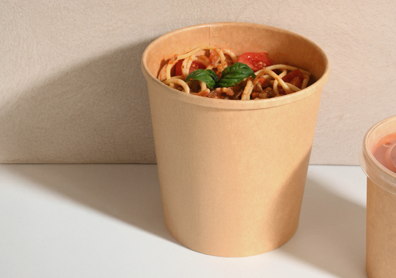 polyvalent pour les plats chauds à emporter